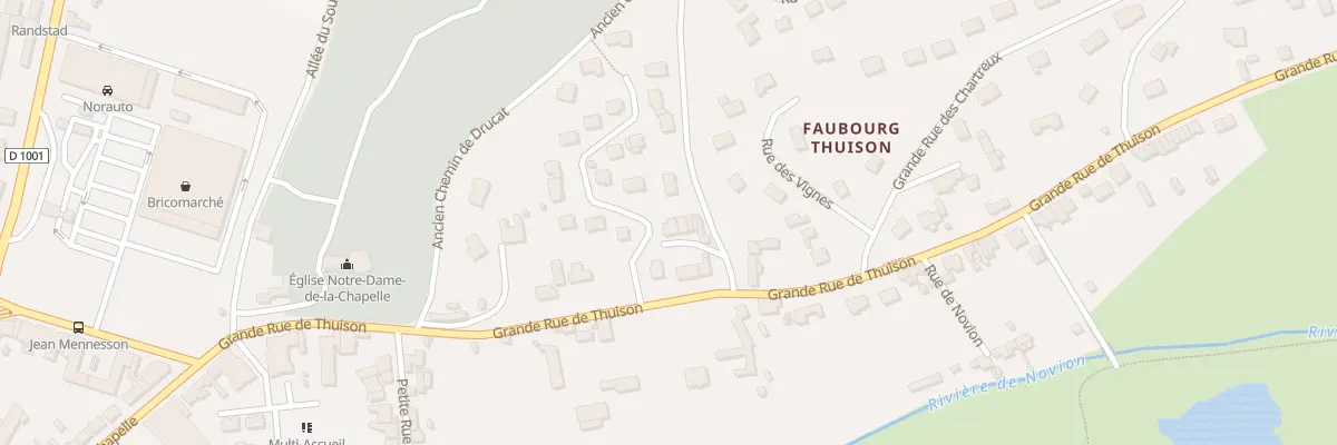 Plan du 41 Gr Gde Rue de Thuison à Abbeville