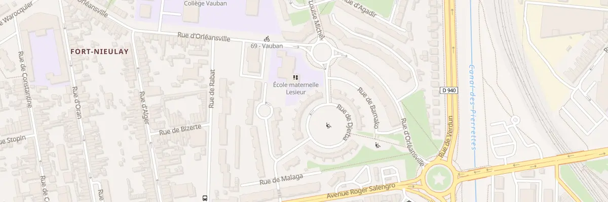 Plan du 234 Rue de Djerba à Calais