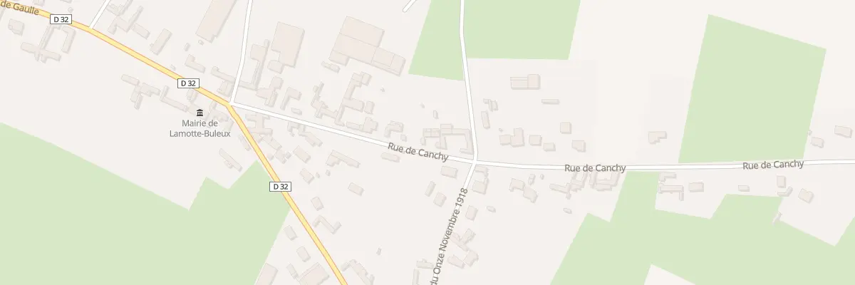 Plan du 221 Rue de Canchy à Lamotte-Buleux