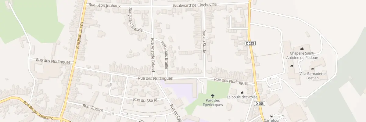 Plan du 50 Rue des Nodingues à Desvres