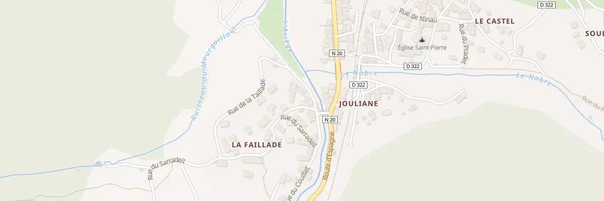 Plan du 36 Couillet à Mérens-les-Vals