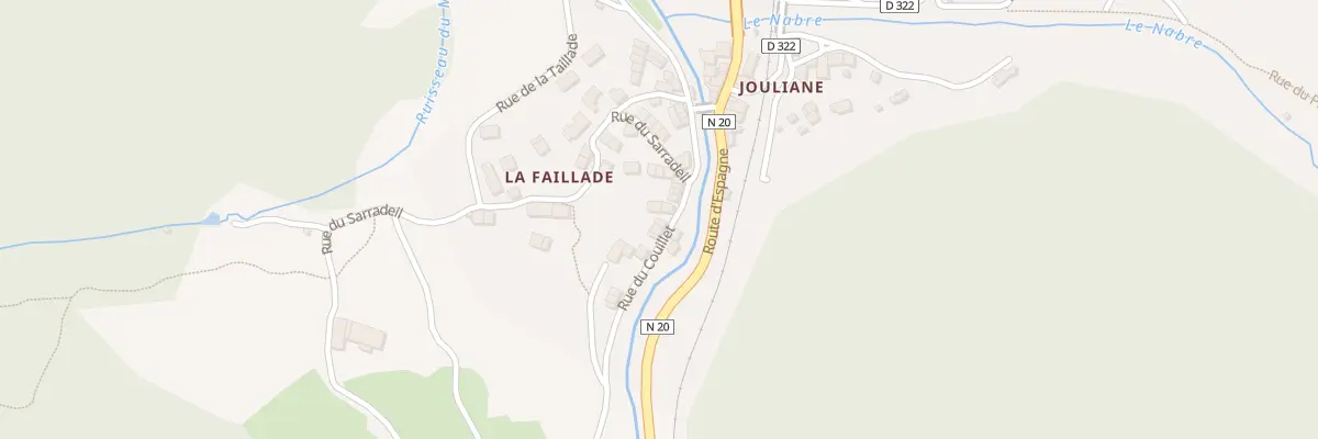 Plan du 26 Couillet à Mérens-les-Vals