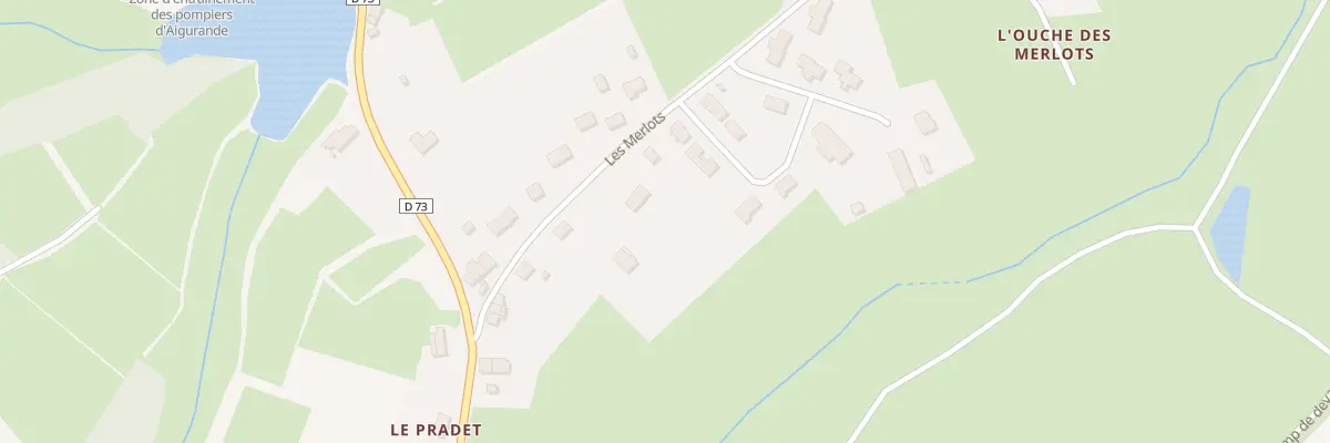 Plan du 5352 Les Merlots à Aigurande