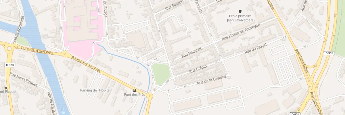 Plan du 3 Rue Hecquet à Abbeville