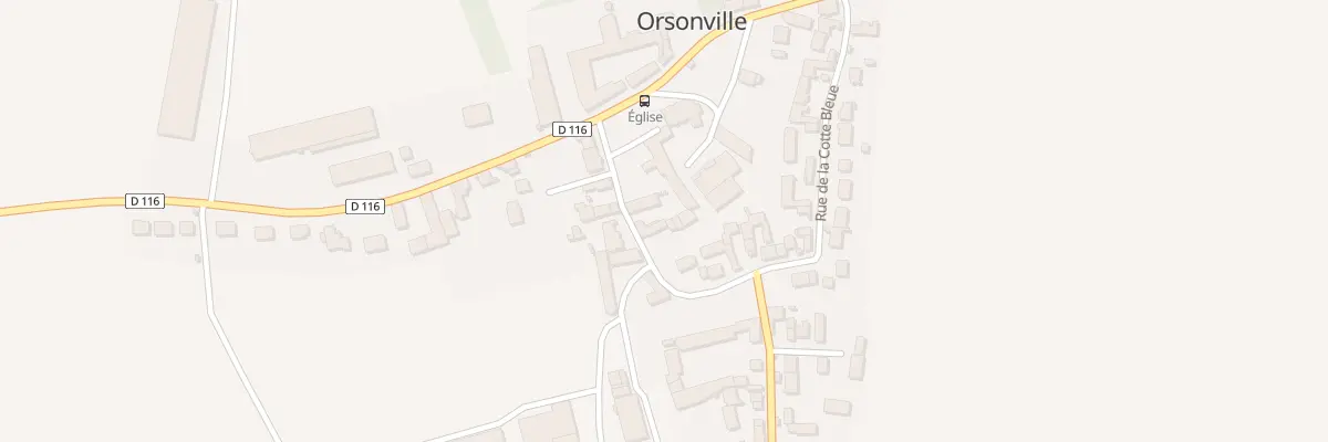 Plan du 2 Rue d’Aunay à Orsonville