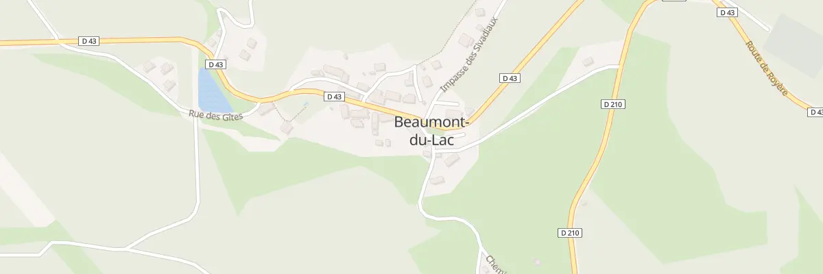 Plan du 5004A Le Bourg à Beaumont-du-Lac