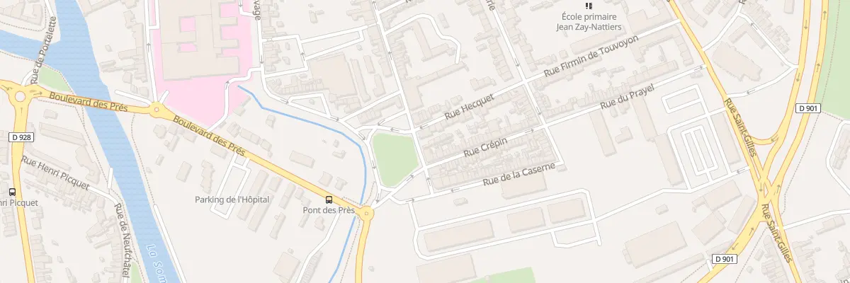 Plan du 2 Rue Hecquet à Abbeville