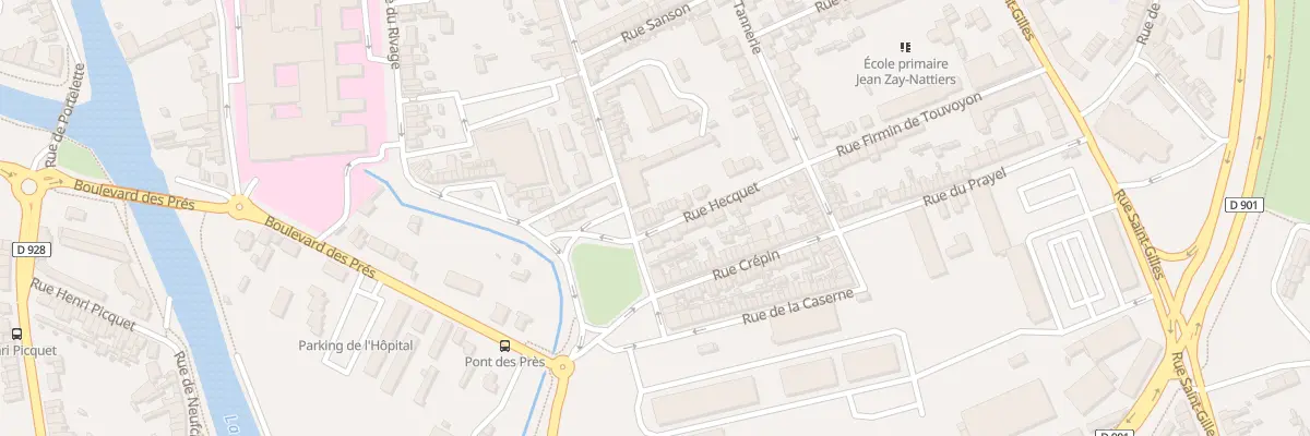 Plan du 5 Rue Hecquet à Abbeville