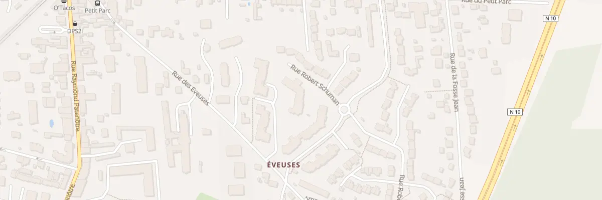 Plan du 45 Rue Robert Schuman à Rambouillet
