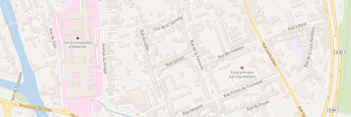Plan du 20 Rue Sanson à Abbeville