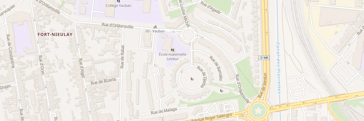 Plan du 222 Rue de Djerba à Calais