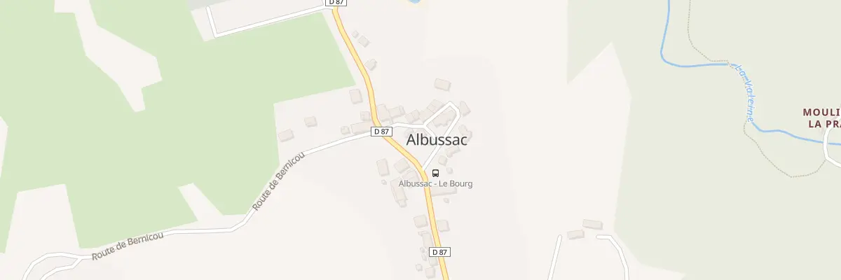 Plan du 2 Pl de l’Eglise Saint-Martin à Albussac