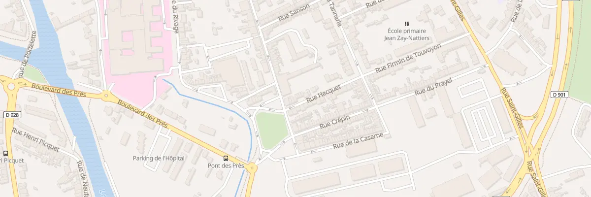Plan du 7 Rue Hecquet à Abbeville