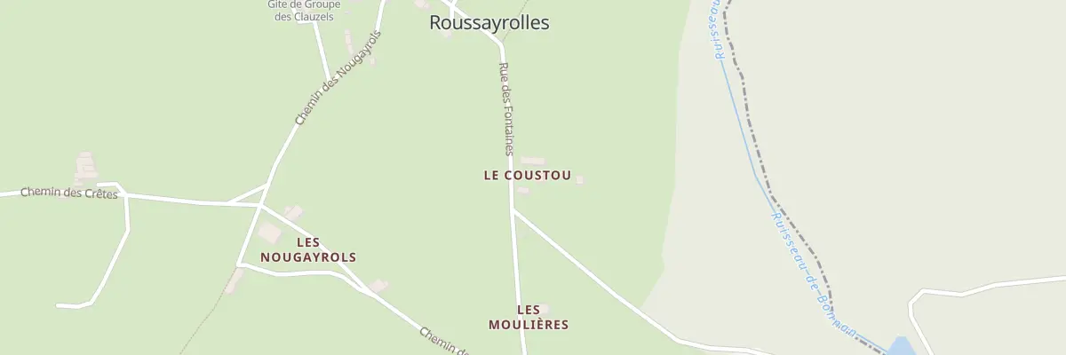 Plan du 5031 Le Coustou à Saint-Michel-de-Vax