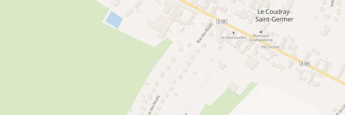 Plan du 6 Rue des Routis au Coudray-Saint-Germer