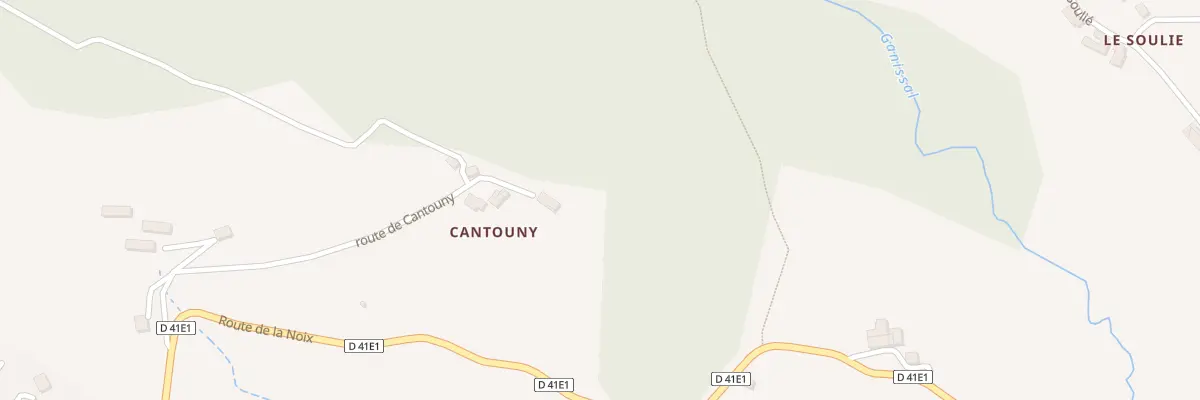 Plan du 5185 Cantouny à Astaillac