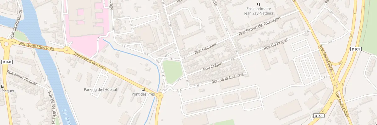Plan du 4 Rue Hecquet à Abbeville