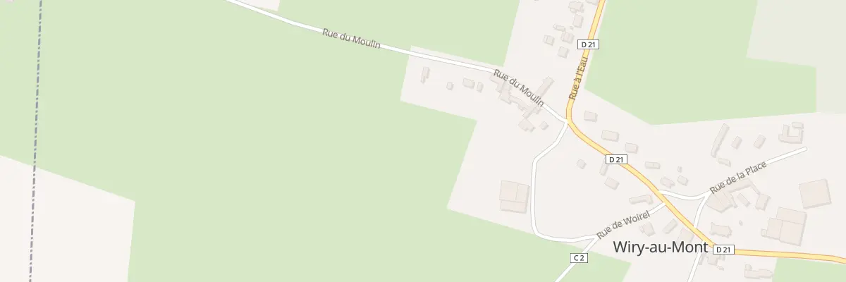 Plan du 142 Rue du Moulin à Wiry-au-Mont