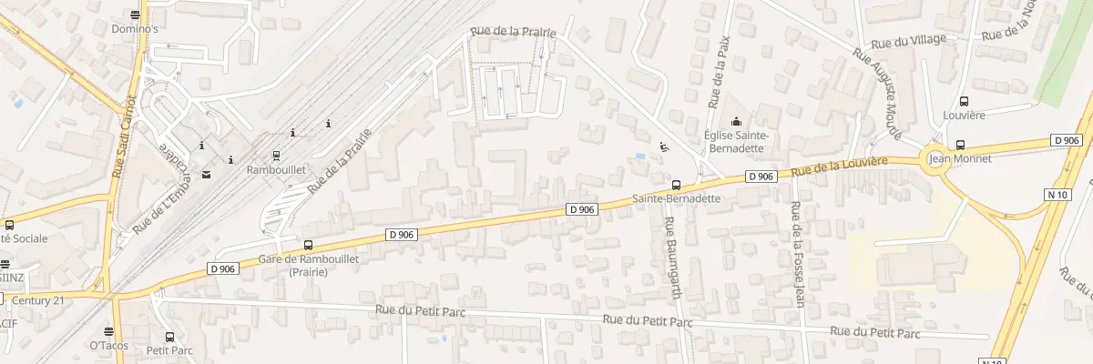Plan du 35 Rue de la Louvière à Rambouillet