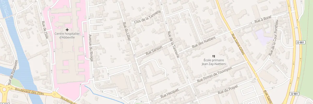 Plan du 19 Rue Sanson à Abbeville