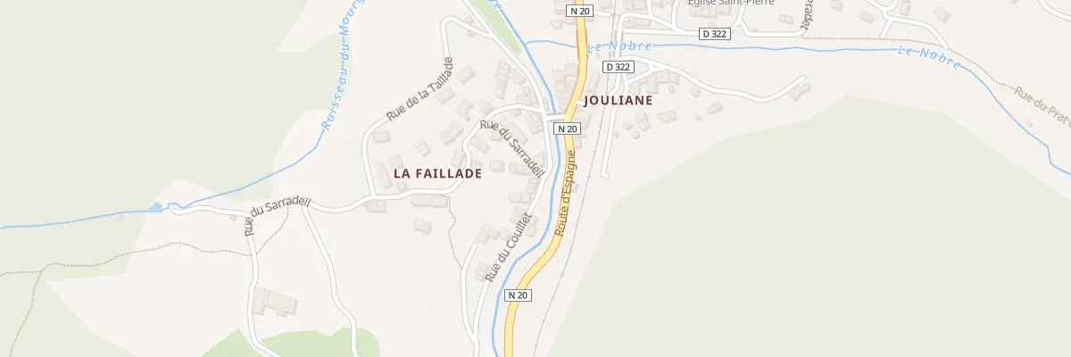 Plan du 27 Couillet à Mérens-les-Vals