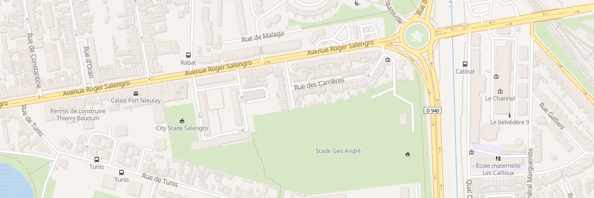 Plan du 41 Rue des Carrières à Calais