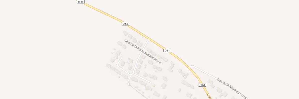 Plan du 38 Rue de la Porte Moutonniere au Perray-en-Yvelines