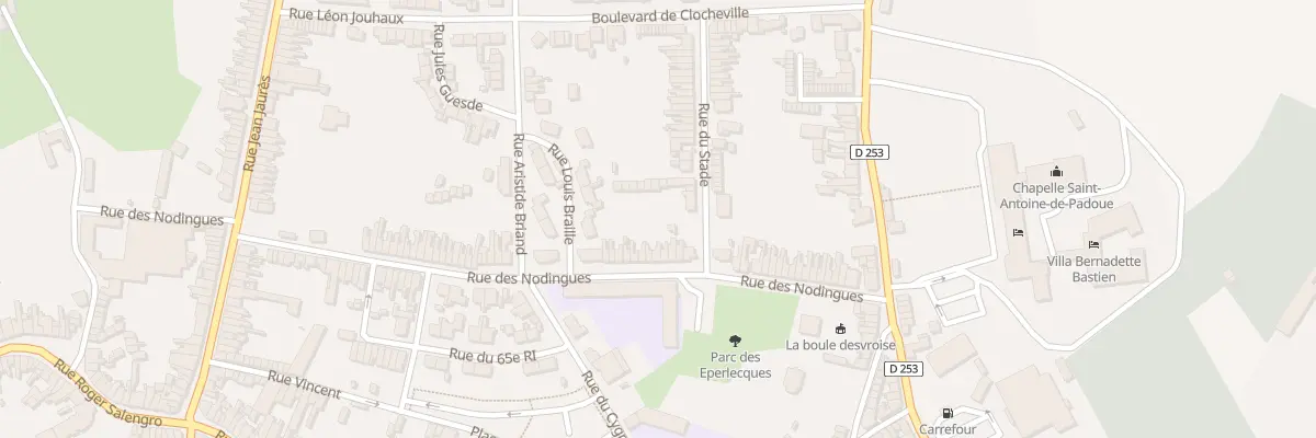 Plan du 42 Rue des Nodingues à Desvres