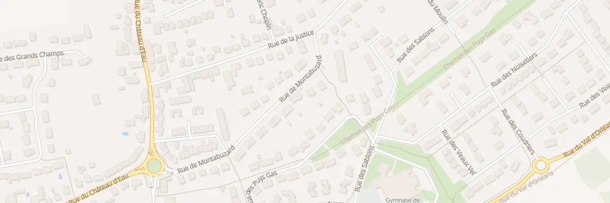 Plan du 36 Rue de Montabuzard à Ingré