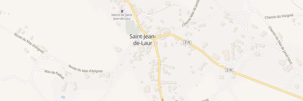 Plan du 5126 Le Bourg à Saint-Jean-de-Laur