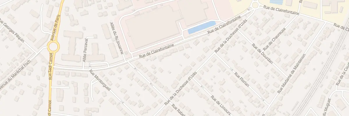 Plan du 26 Rue de Clairefontaine à Rambouillet