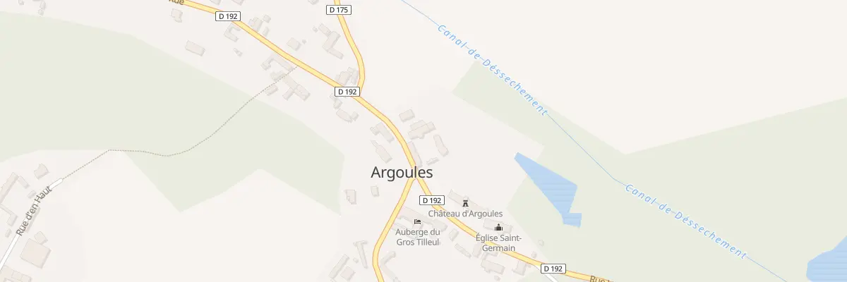 Plan du 2 Grande Rue à Argoules