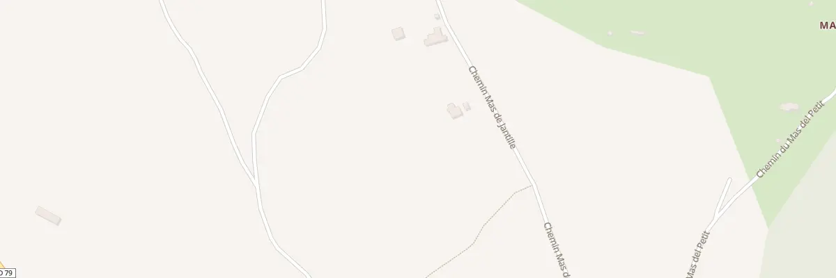 Plan du 5070F Mas de Jantille à Saint-Jean-de-Laur