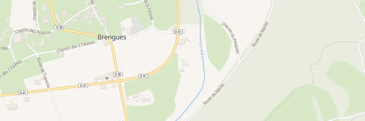 Plan du 5016 Le Bourg à Brengues