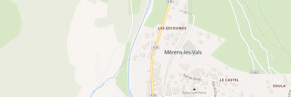 Plan du 88 Rue de l’Hareng à Mérens-les-Vals