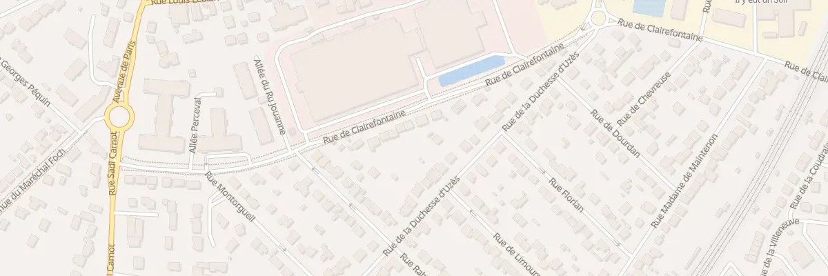 Plan du 28 Rue de Clairefontaine à Rambouillet