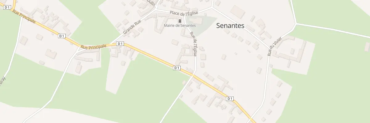 Plan du 7 Rue de l’Eglise à Senantes