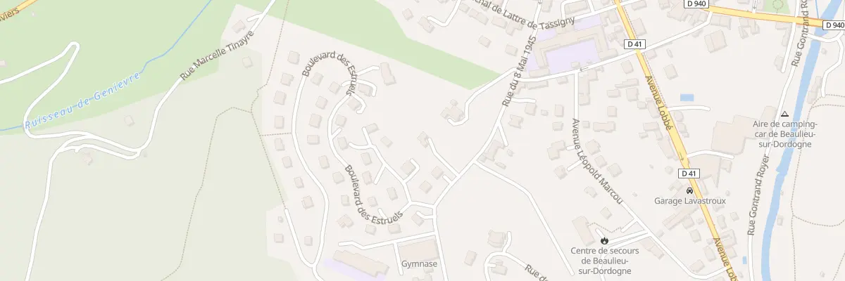 Plan du 5308 Rue du 8 Mai 1945 à Beaulieu-sur-Dordogne