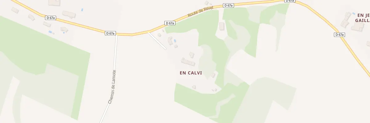 Plan du 86 En Calvi au Faget