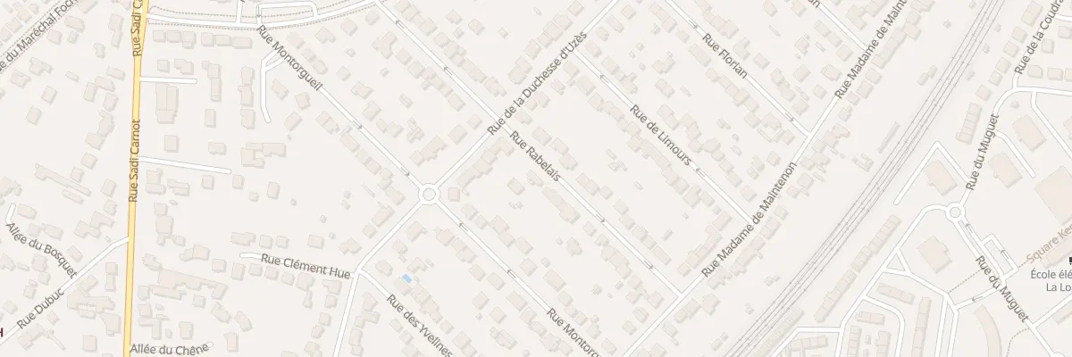 Plan du 19 Rue Rabelais à Rambouillet