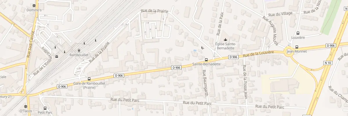Plan du 41 Rue de la Louvière à Rambouillet