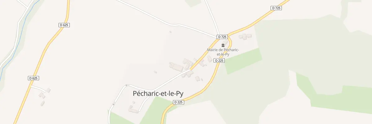 Plan du 17 Le Village à Pécharic-et-le-Py
