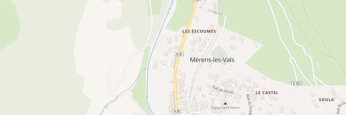 Plan du 104 L’Hareng à Mérens-les-Vals