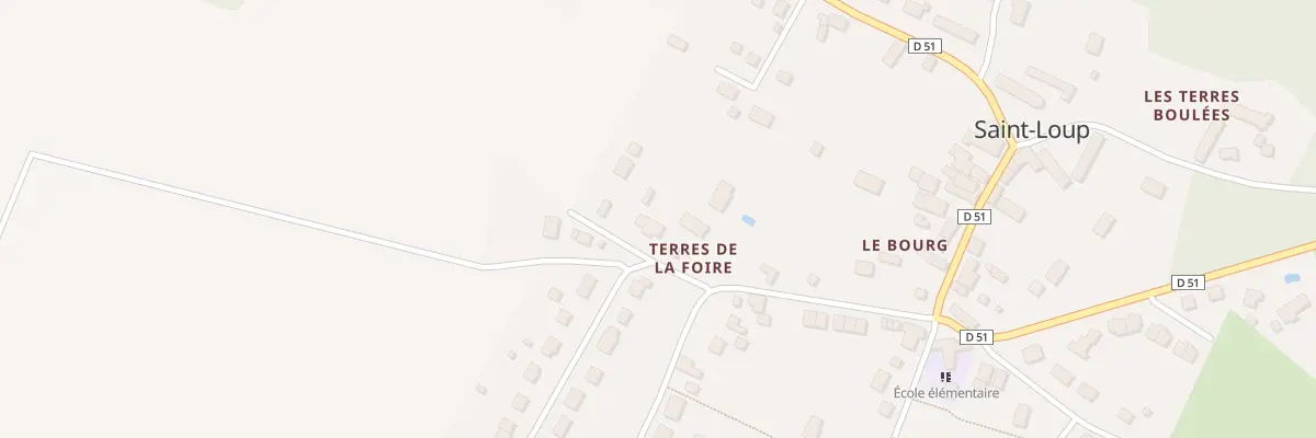 Plan du 2 Imp de la Foire à Saint-Loup