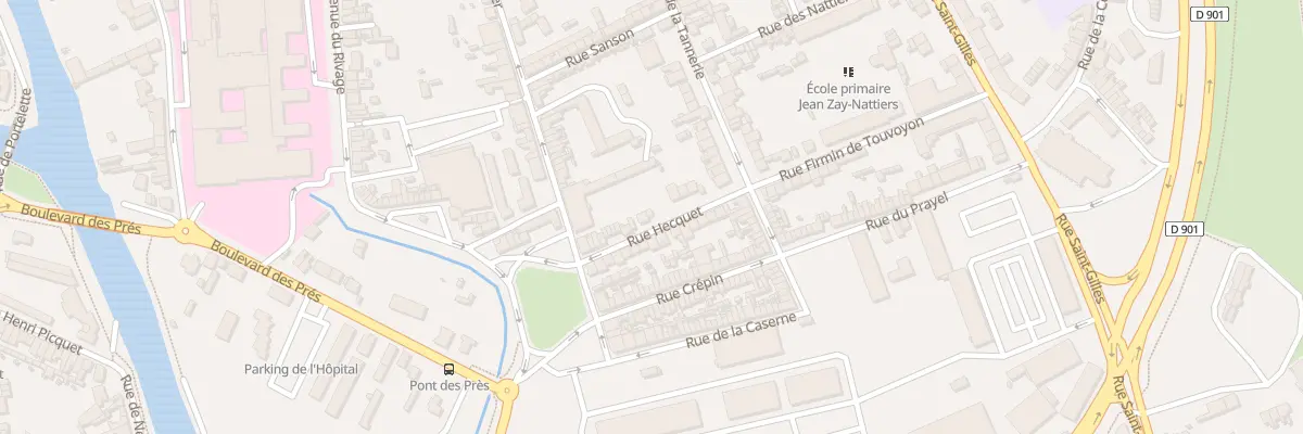 Plan du 21 Rue Hecquet à Abbeville
