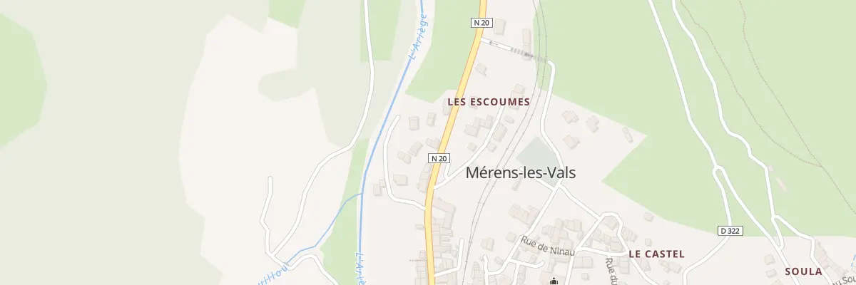 Plan du 172 Rue de l’Hareng à Mérens-les-Vals