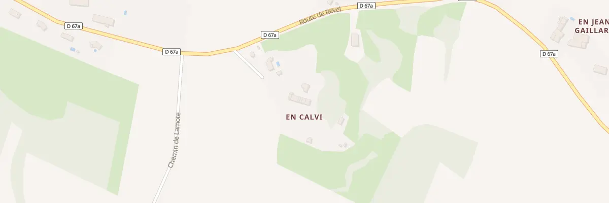 Plan du 84 En Calvi au Faget