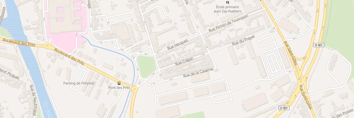 Plan du 21 Rue Crépin à Abbeville