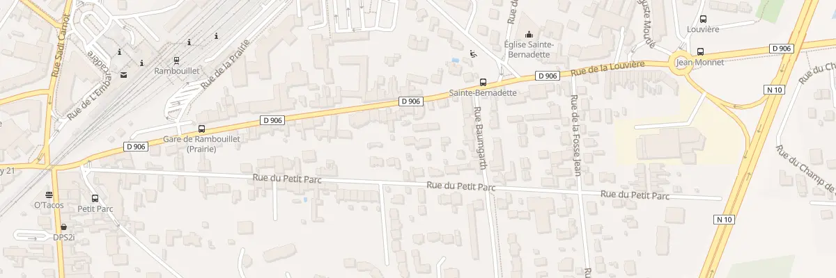 Plan du 50 Rue de la Louvière à Rambouillet