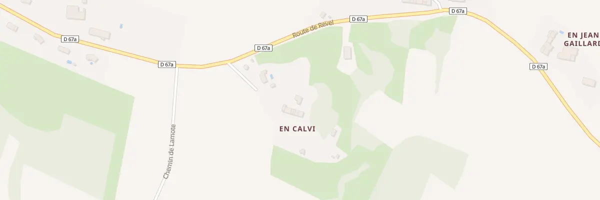 Plan du 101 En Calvi au Faget